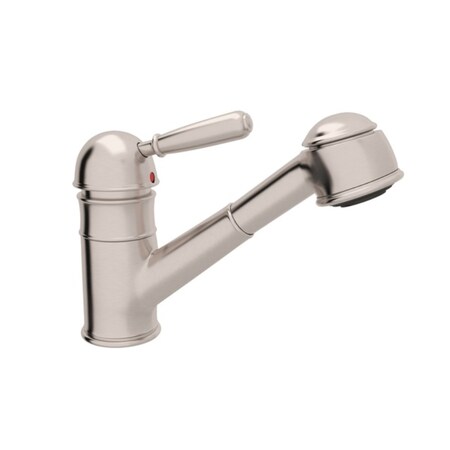 Rohl Single Hole Only Mount, 1 Hole Kitchen Faucet R77V3STN